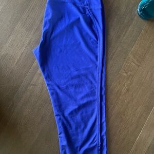Under Armour Royal Blue Fitted leggings heatgear capri style